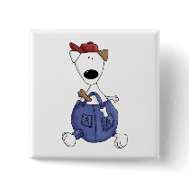 Cats 'n' Dogs · Dog in Overall buttons