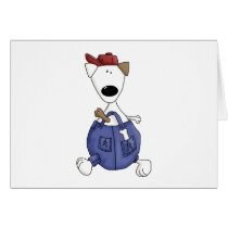 Cats 'n' Dogs · Dog in Overall cards