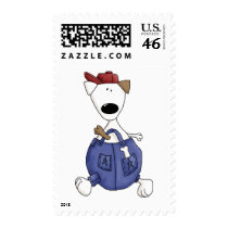 Cats 'n' Dogs · Dog in Overall Stamp