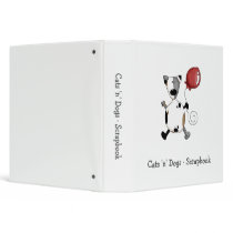 Cats 'n' Dogs · Dog with Kite 3 Ring Binders