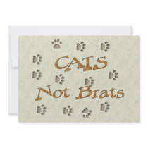 Cats Not Brats Announcements