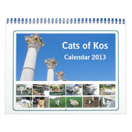 Cats of Kos Animal Calendar 2013