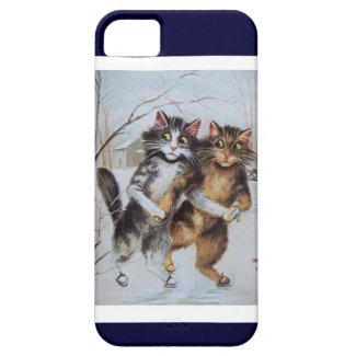 Cats on the Ice - Fun iphone5/5s case Cover For iPhone 5/5S