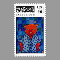 Cats Pajamas stamps