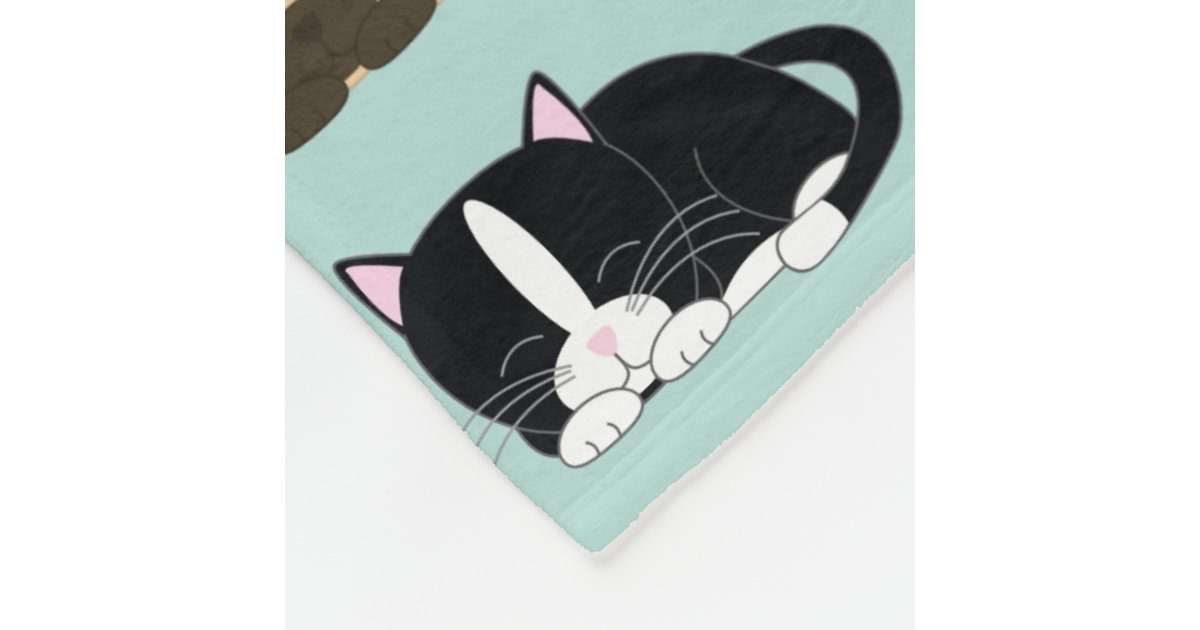 Cats Pattern Fleece Blanket Zazzle