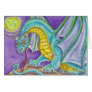 Cats Paw Dragon Fantasy Art Greeting Card