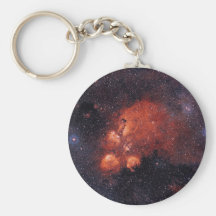 Cat's Paw Nebula NGC 6334 Bear Claw Gum 64 Keychains