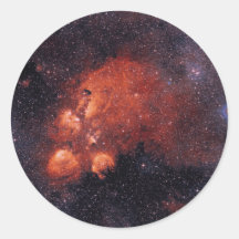 Cat's Paw Nebula NGC 6334 Bear Claw Gum 64 Stickers
