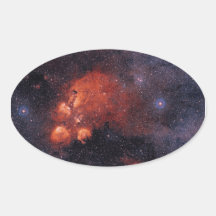 Cat's Paw Nebula NGC 6334 Bear Claw Gum 64 Stickers