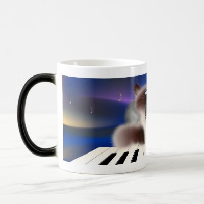 pictures of cats playing. Cats Playing Piano Coffee Mug