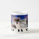 Cats Playing Piano mugs