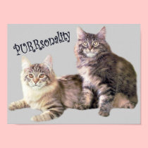 Cats Poster PURRsonality posters by purrfection Cats Poster PURRsonality posters