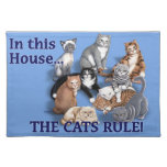 Cats Rule Placemat placemats