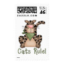 Cats Rule! postage