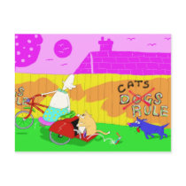 CATS RULE postcards by brendenhoward CATS RULE postcards
