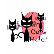Cats Rule!!!!!!!!! t-shirts by gailg1957 Cats Rule!!!!!!!!! t-shirts