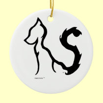 Cat's Shadow Ornament ornaments