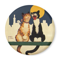 Cats Singing Magnets