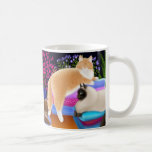 Cats Sleeping in Fresh Laundry Mug mugs