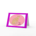 Cats, three, on varios products greeting card