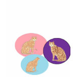 Cats, three, on varios products shirt
