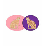 Cats, three, on varios products t shirt