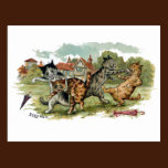 Cats Trade Punches postcards