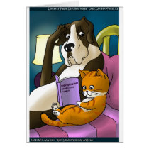 Cats Who Love Too Much Funny Gifts Tees & Cards cards