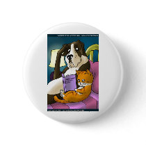 Cats Who Love Too Much Funny Gifts Tees & Cards buttons