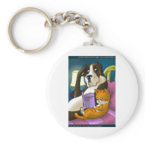 Cats Who Love Too Much Funny Gifts Tees & Cards keychains