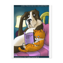 Cats Who Love Too Much Funny Gifts Tees & Cards postcards
