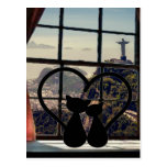catsin love in Rio De Janeiro Postcard