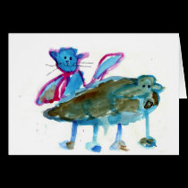 Cats'n Dogs • Alexander Apostolas, Age 7  - card cards