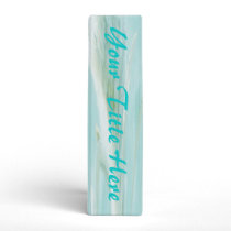 Cattails Binder - Aqua