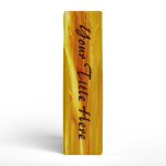 Cattails Binder - Gold