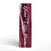Cattails Binder - Maroon