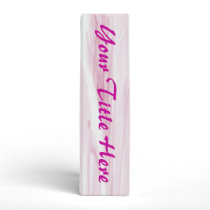 Cattails Binder - Pink