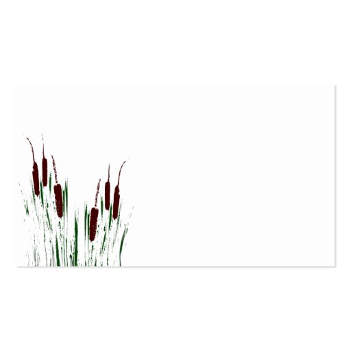 Cattails Business Card (back side)