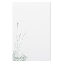 Cattails Floral Stationery