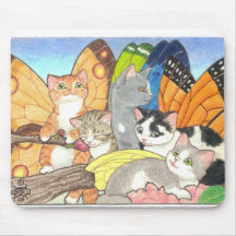 Catterfly Gathering Mouse Pads