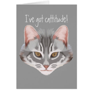 Cattitude Cards | Zazzle