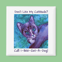 Cattitude Cat Magnet magnets