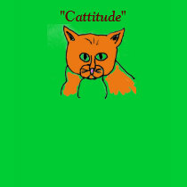 "Cattitude" cat shirt