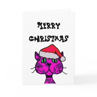 cattitude christmas card by lissame73