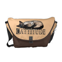 Cattitude Messenger Bag