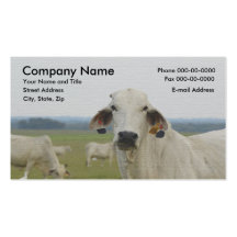Cattle Dairy Farmer Business Card
