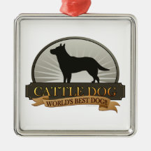 Cattle Dog Christmas Tree Ornaments