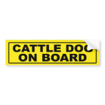 Cattle Dog on Board Bumper Stickers
