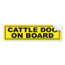 Cattle Dog on Board Bumper Stickers