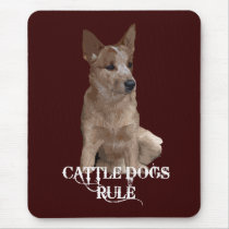 Cattle Dogs Rule Mouse Mat